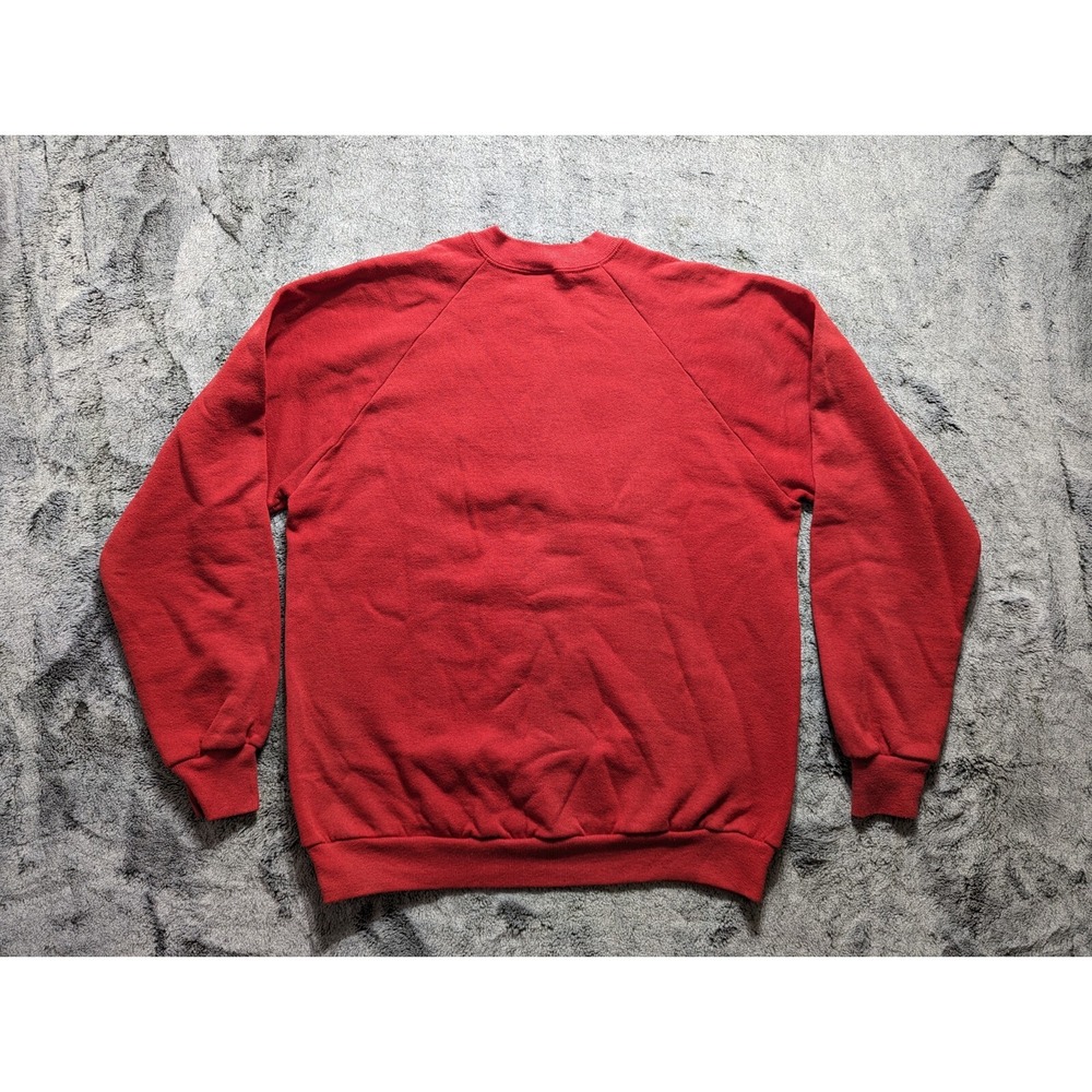 Vintage Jerzees Sweatshirt Women's Size Large Red Made In USA Scottish Terrier - Picture 7 of 9